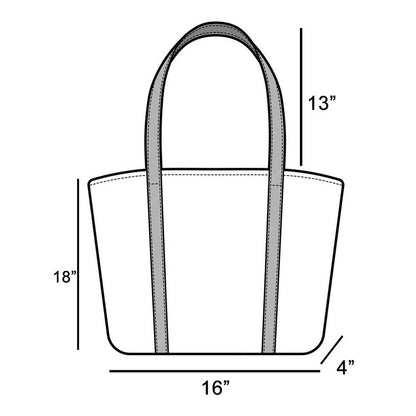 Large Woven Straw Fan Stitch Shoulder Tote Bag