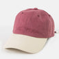 Two Tone Solid Baseball Cap
