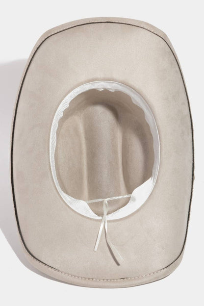 Intricate Braided Strap Cowboy Hat