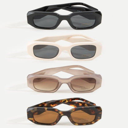 Rectangle Thick Frame Sunglasses