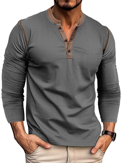 Long Sleeved Henry T-shirt